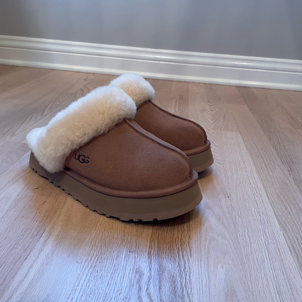 UGG Brown Shearling Slippers